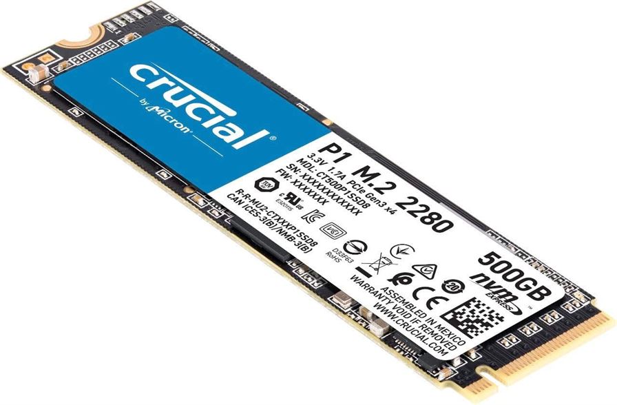 CRUCIAL P1 500GB 3D NAND NVMe PCIe M.2 SSD